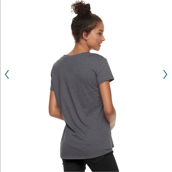 NEW DISNEY Lilo & Stitch Tee Shirt Gray Medium Juniors - Picture 6 of 16